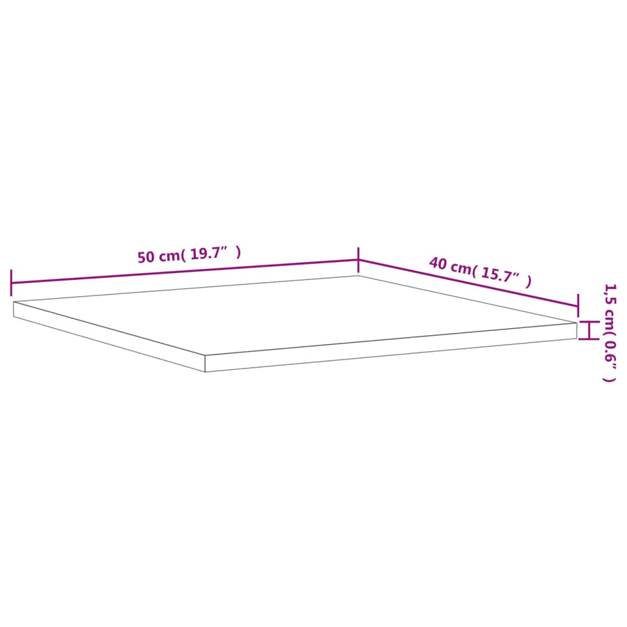 Wandschappen 40X50X1,5 Cm Bewerkt Hout Betongrijs 8