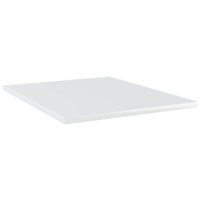 Wandschappen 40X50X1,5 Cm Bewerkt Hout Hoogglans Wit 4
