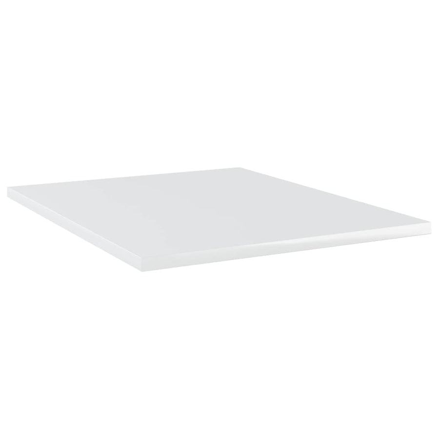 Wandschappen 40X50X1,5 Cm Bewerkt Hout Hoogglans Wit 8