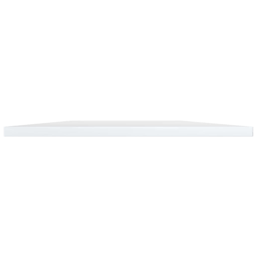 Wandschappen 40X50X1,5 Cm Bewerkt Hout Hoogglans Wit 8