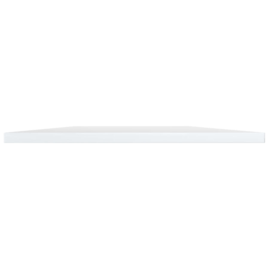 Wandschappen 40X50X1,5 Cm Bewerkt Hout Hoogglans Wit 8