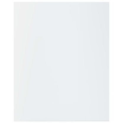 Wandschappen 40X50X1,5 Cm Bewerkt Hout Hoogglans Wit 8