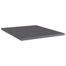 Wandschappen 40X50X1,5 Cm Spaanplaat Hoogglans Grijs 8 40 x 50 x 1.5 cm