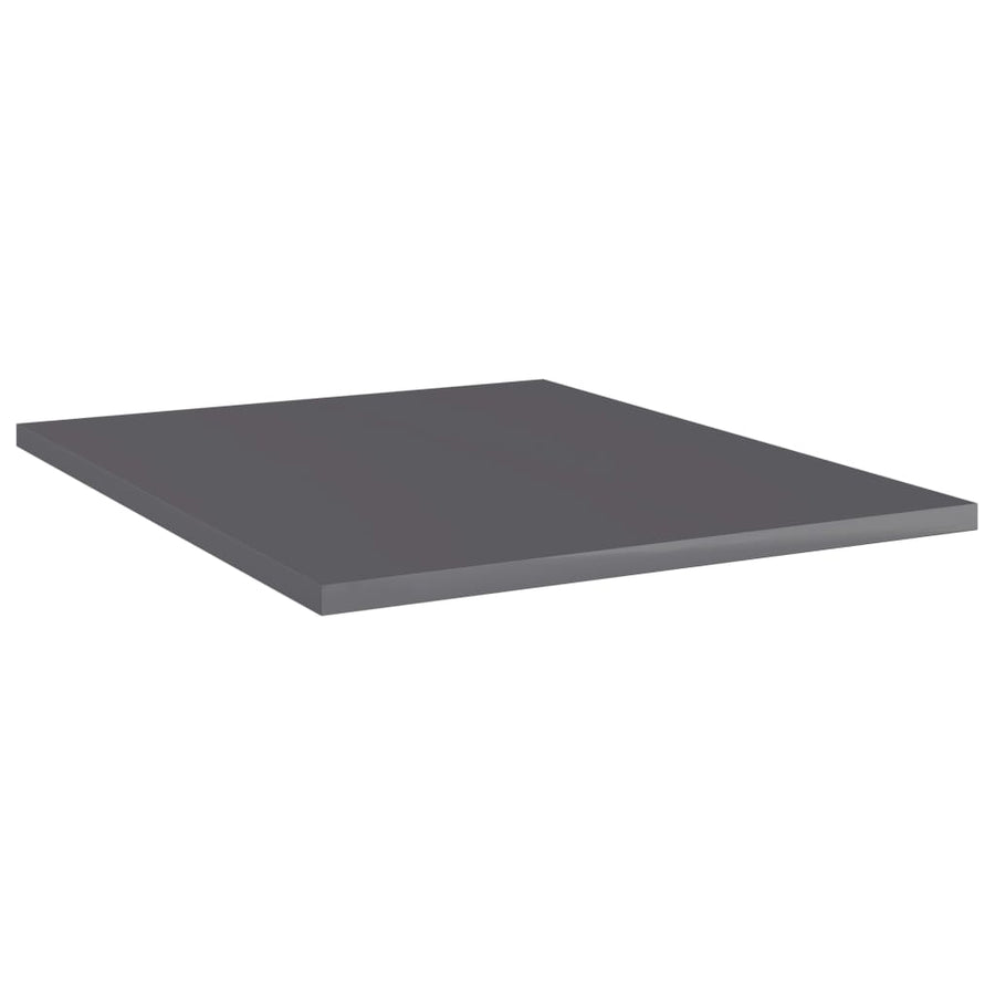Wandschappen 40X50X1,5 Cm Spaanplaat Hoogglans Grijs 8 40 x 50 x 1.5 cm