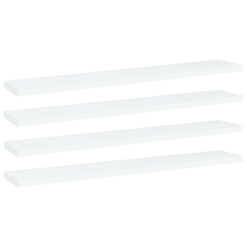 Wandschappen 60X10X1,5 Cm Spaanplaat Wit 4 60 x 10 x 1.5 cm