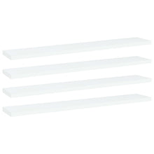 Wandschappen 60X10X1,5 Cm Spaanplaat Wit 4 60 x 10 x 1.5 cm