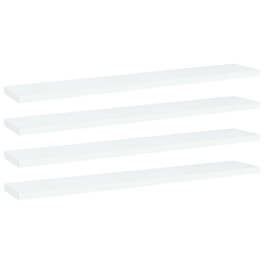 Wandschappen 60X10X1,5 Cm Spaanplaat Wit 4 60 x 10 x 1.5 cm