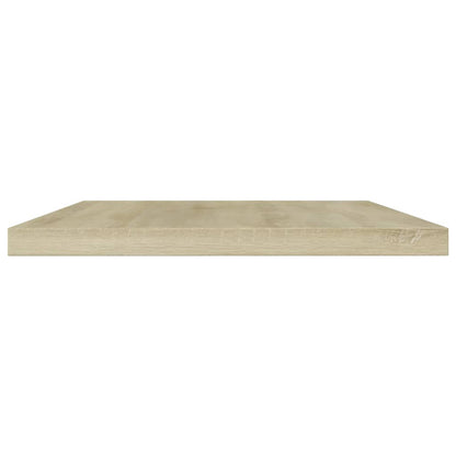 Wandschappen 60X10X1,5 Cm Spaanplaat Kleurig Sonoma Eiken 4 60 x 10 x 1.5 cm