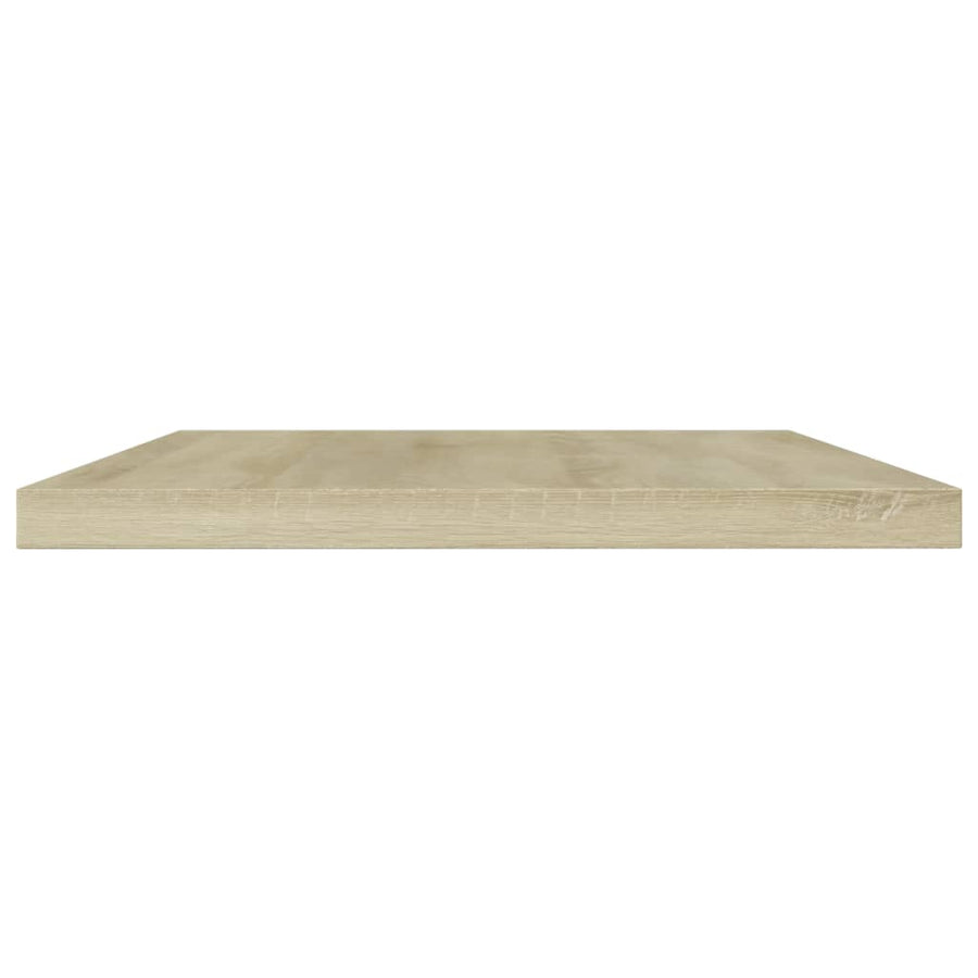 Wandschappen 60X10X1,5 Cm Spaanplaat Kleurig Sonoma Eiken 4 60 x 10 x 1.5 cm