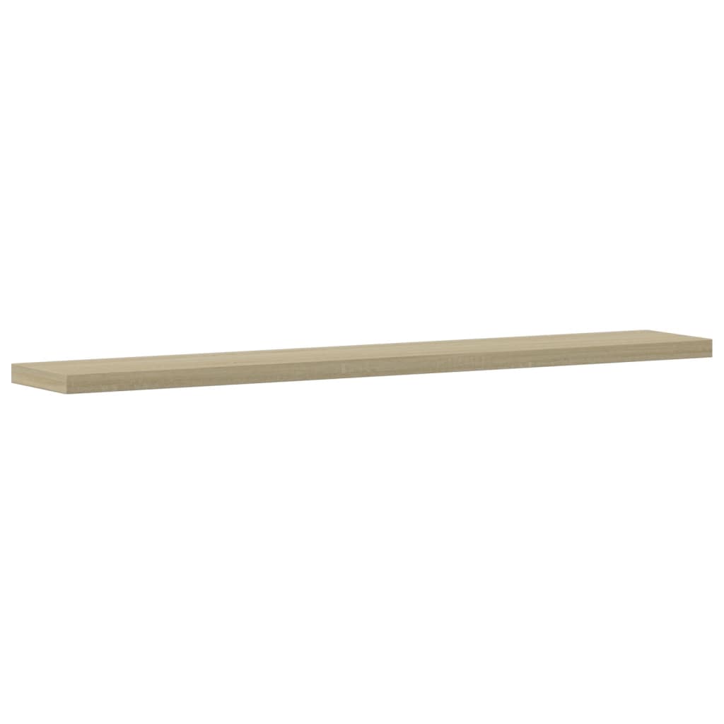 Wandschappen 8 st 60x10x1,5 cm spaanplaat sonoma eikenkleurig