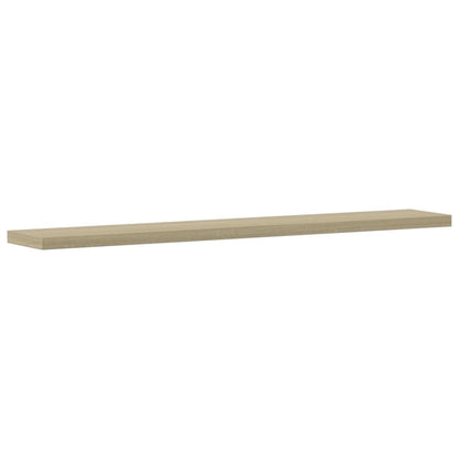 Wandschappen 8 st 60x10x1,5 cm spaanplaat sonoma eikenkleurig