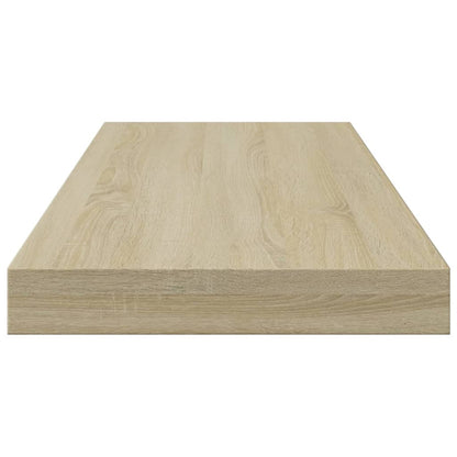 Wandschappen 8 st 60x10x1,5 cm spaanplaat sonoma eikenkleurig