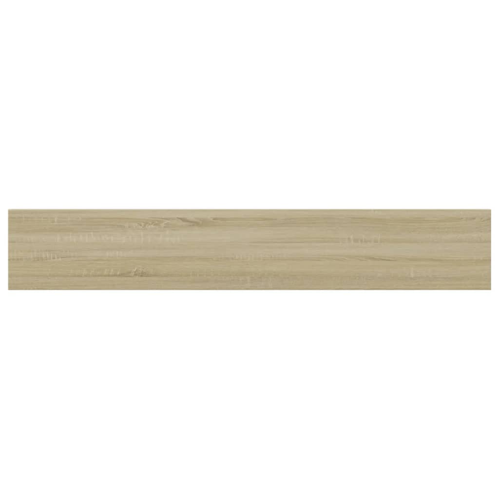 Wandschappen 8 st 60x10x1,5 cm spaanplaat sonoma eikenkleurig