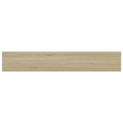 Wandschappen 8 st 60x10x1,5 cm spaanplaat sonoma eikenkleurig