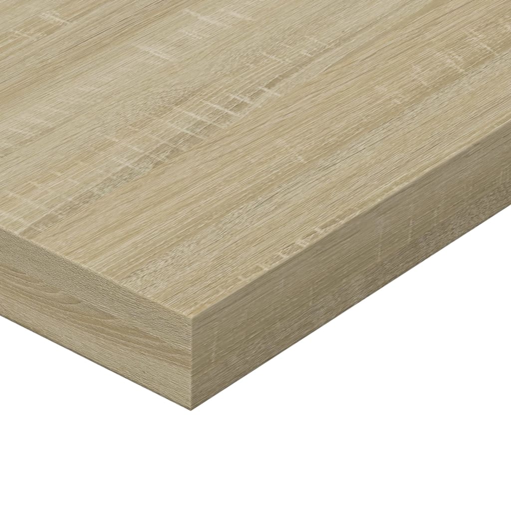Wandschappen 8 st 60x10x1,5 cm spaanplaat sonoma eikenkleurig