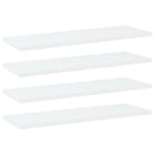 Wandschappen 4 st 60x20x1,5 cm spaanplaat wit