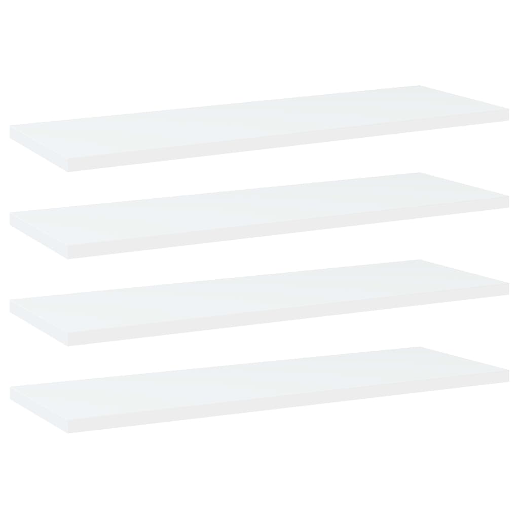 Wandschappen 60X20X1,5 Cm Spaanplaat Wit 4 60 x 20 x 1.5 cm