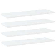 Wandschappen 4 st 60x20x1,5 cm spaanplaat wit