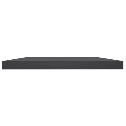 Wandschappen 4 st 60x20x1,5 cm spaanplaat grijs