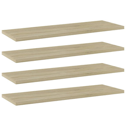 Wandschappen 60X20X1,5 Cm Spaanplaat Kleurig Sonoma Eiken 4 60 x 20 x 1.5 cm