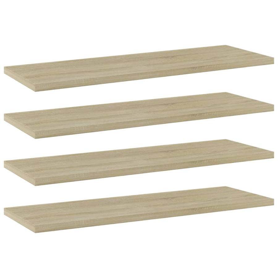 Wandschappen 60X20X1,5 Cm Spaanplaat Kleurig Sonoma Eiken 4 60 x 20 x 1.5 cm