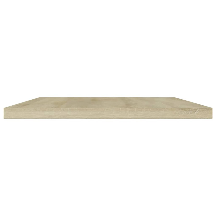 Wandschappen 60X20X1,5 Cm Spaanplaat Kleurig Sonoma Eiken 4 60 x 20 x 1.5 cm