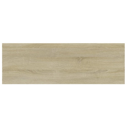 Wandschappen 8 st 60x20x1,5 cm spaanplaat sonoma eikenkleurig