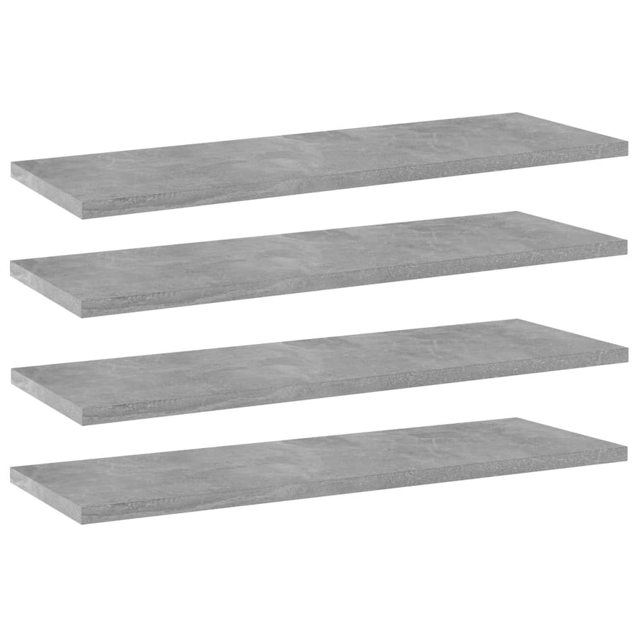 Wandschappen 60X20X1,5 Cm Spaanplaat Betongrijs 4 60 x 20 x 1.5 cm