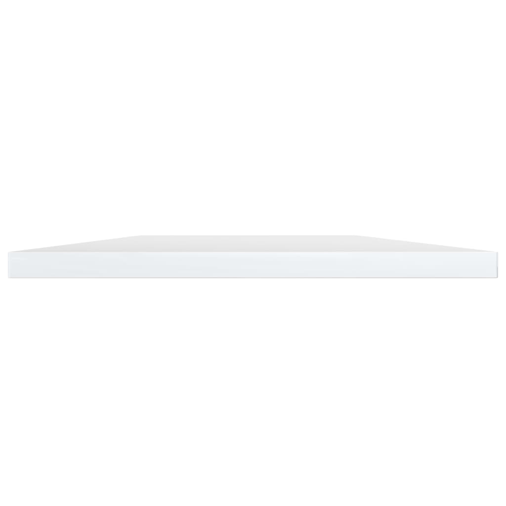 Wandschappen 4 st 60x20x1,5 cm bewerkt hout hoogglans wit