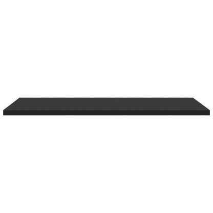Wandschappen 8 st 60x30x1,5 cm spaanplaat zwart