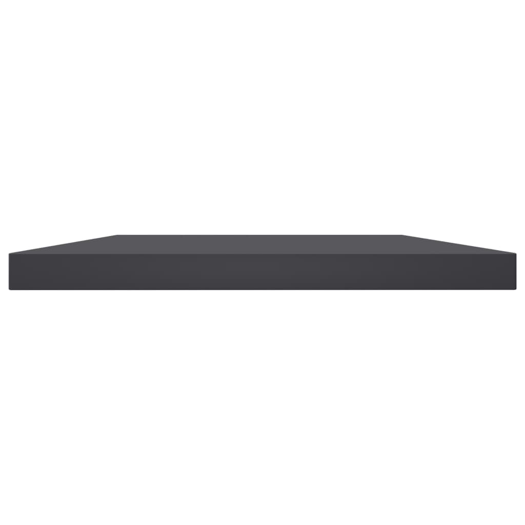 Wandschappen 4 st 60x30x1,5 cm spaanplaat grijs