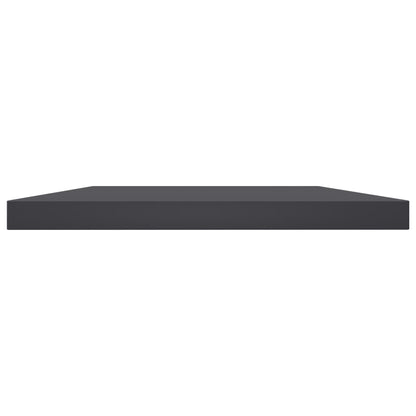 Wandschappen 4 st 60x30x1,5 cm spaanplaat grijs