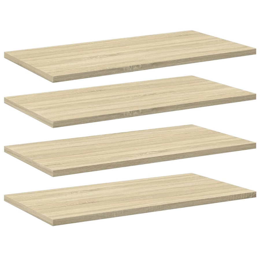 Wandschappen 60X30X1,5 Cm Spaanplaat Kleurig Sonoma Eiken 4 60 x 30 x 1.5 cm