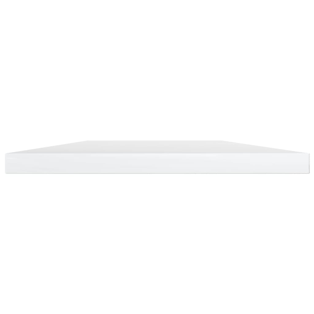 Wandschappen 4 st 60x30x1,5 cm bewerkt hout hoogglans wit