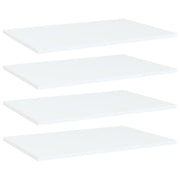 Wandschappen 4 st 60x40x1,5 cm spaanplaat wit