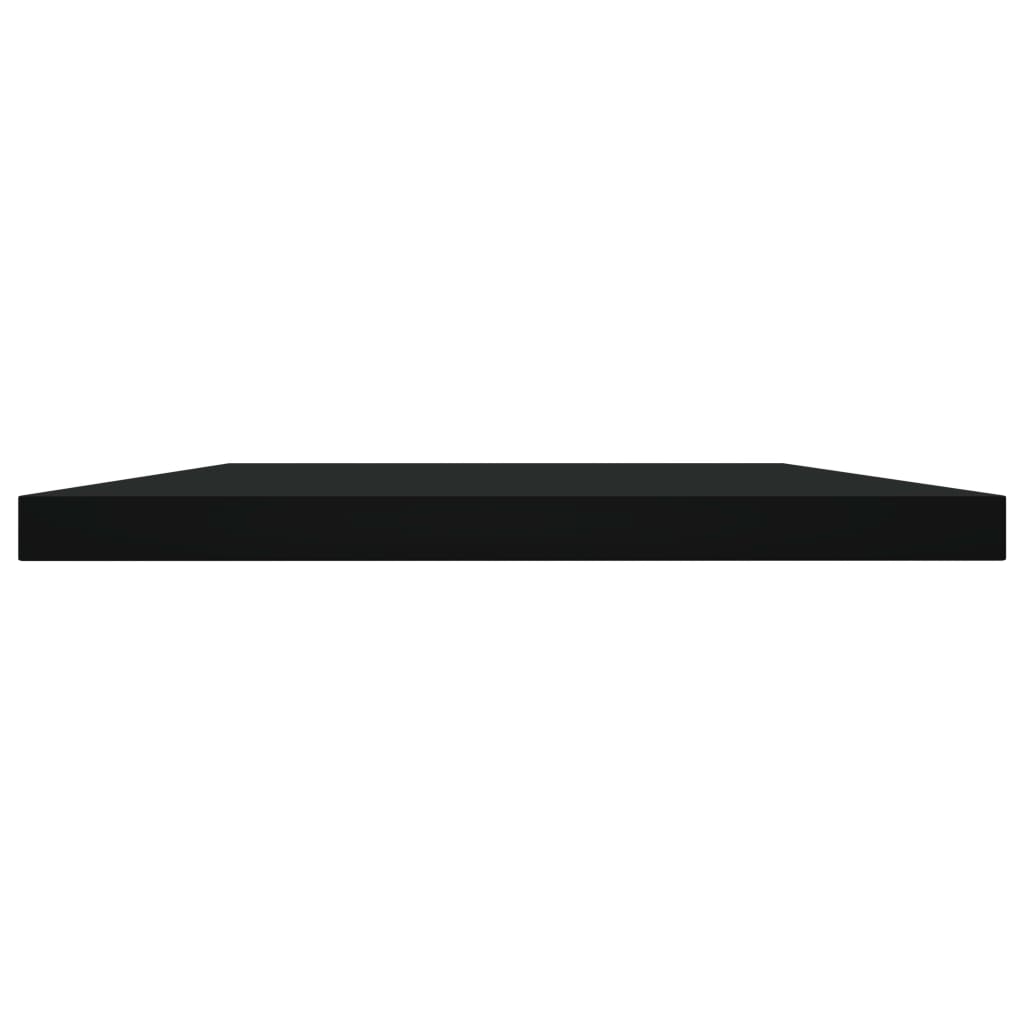 Wandschappen 8 st 60x40x1,5 cm spaanplaat zwart