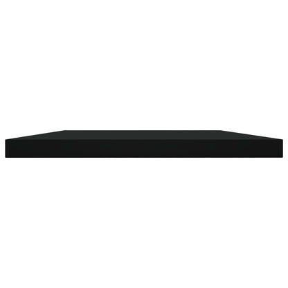 Wandschappen 8 st 60x40x1,5 cm spaanplaat zwart