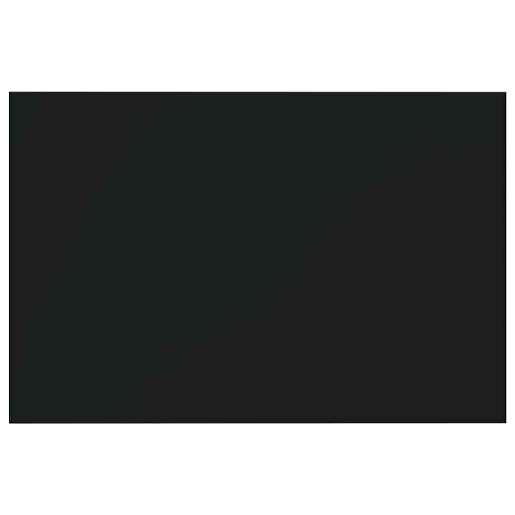 Wandschappen 8 st 60x40x1,5 cm spaanplaat zwart