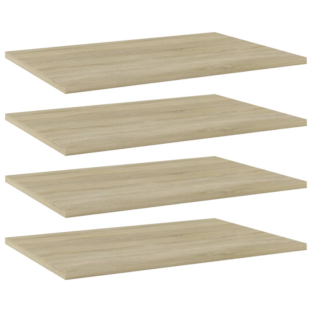 Wandschappen 60X0X1,5 Cm Spaanplaat Kleurig Sonoma Eiken 4 60 x 40 x 1.5 cm