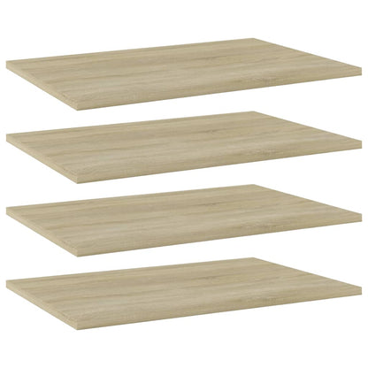 Wandschappen 60X0X1,5 Cm Spaanplaat Kleurig Sonoma Eiken 4 60 x 40 x 1.5 cm