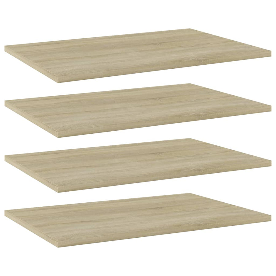Wandschappen 60X0X1,5 Cm Spaanplaat Kleurig Sonoma Eiken 4 60 x 40 x 1.5 cm