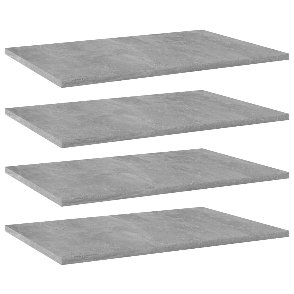 Wandschappen 60X0X1,5 Cm Spaanplaat Betongrijs 4 60 x 40 x 1.5 cm