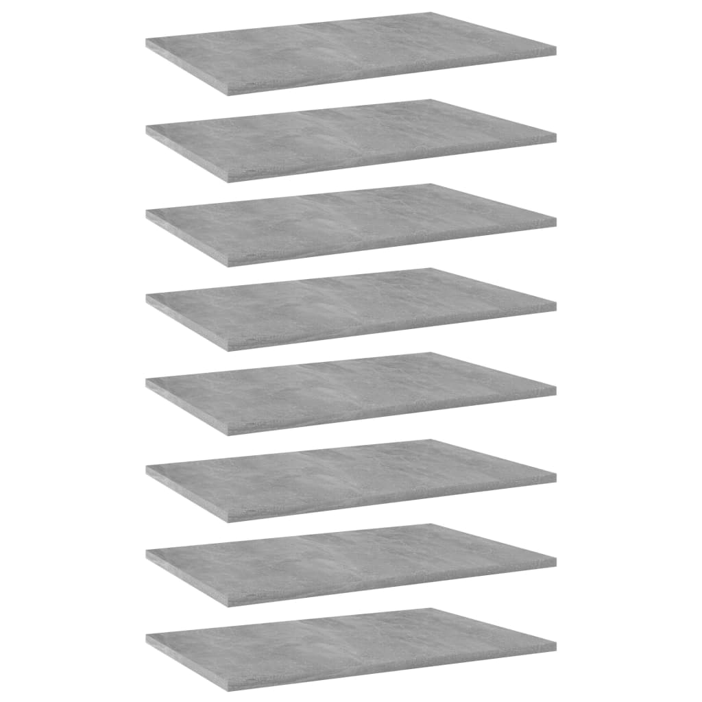 Wandschappen 60X40X1,5 Cm Spaanplaat Betongrijs 8