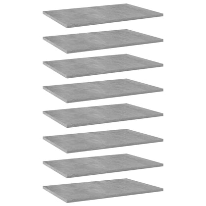 Wandschappen 60X40X1,5 Cm Spaanplaat Betongrijs 8