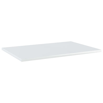 Wandschappen 8 st 60x40x1,5 cm spaanplaat hoogglans wit