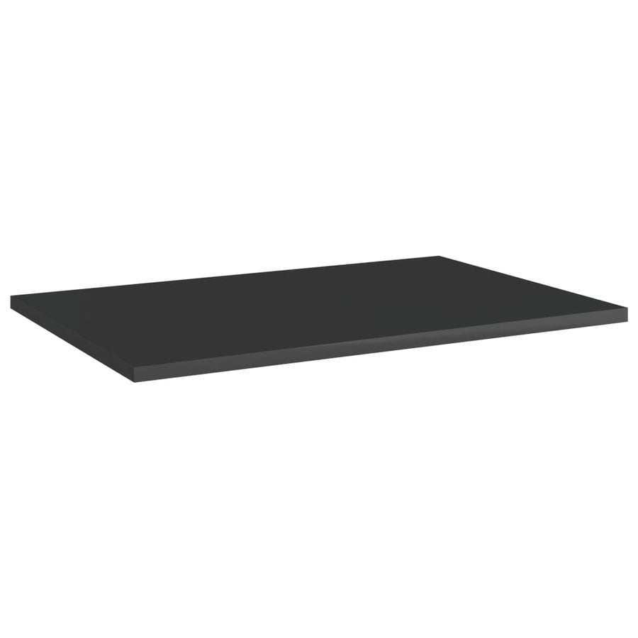 Wandschappen 60X40X1,5 Cm Spaanplaat Hoogglans Zwart 8