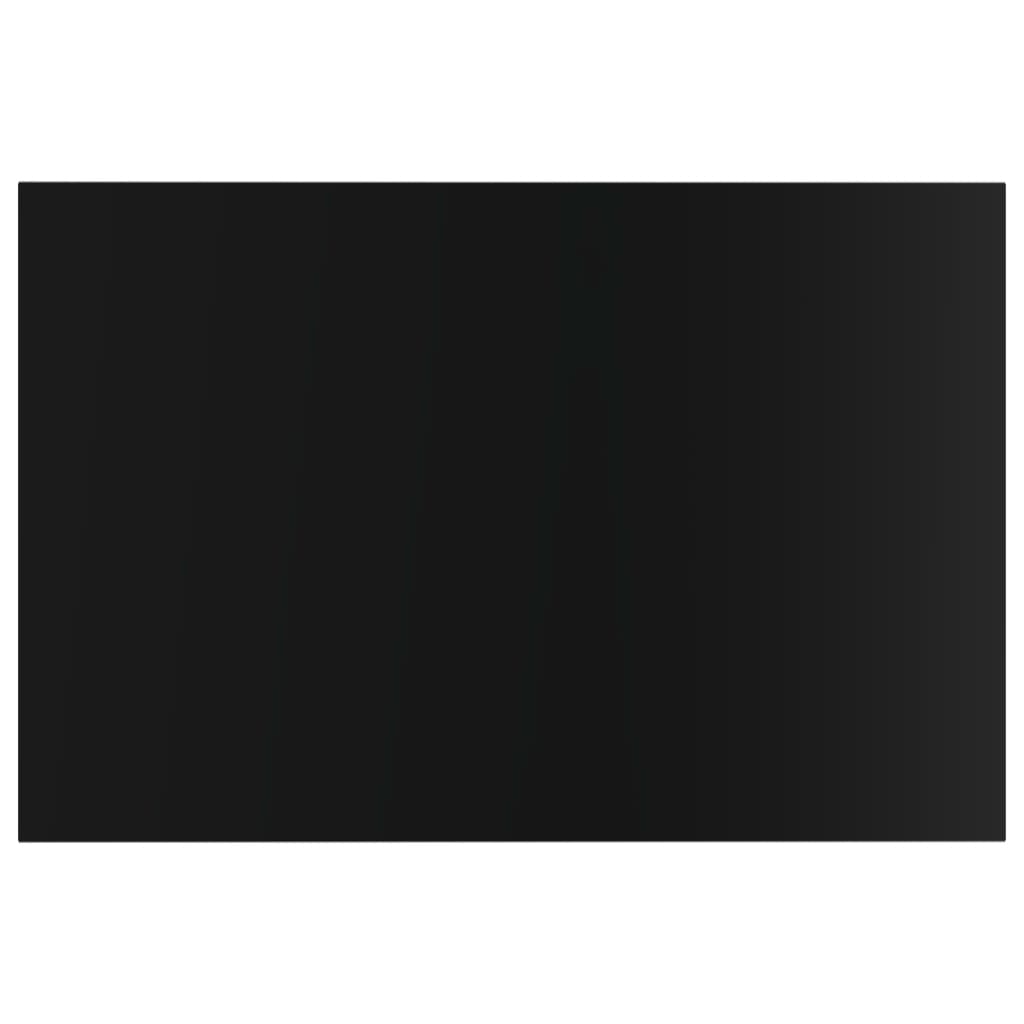 Wandschappen 60X40X1,5 Cm Spaanplaat Hoogglans Zwart 8