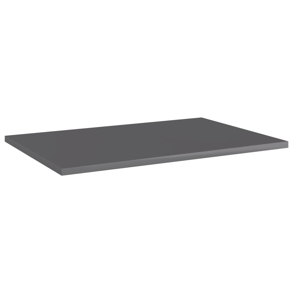 Wandschappen 60X40X1,5 Cm Bewerkt Hout Hoogglans Grijs 8
