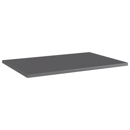 Wandschappen 60X40X1,5 Cm Bewerkt Hout Hoogglans Grijs 8