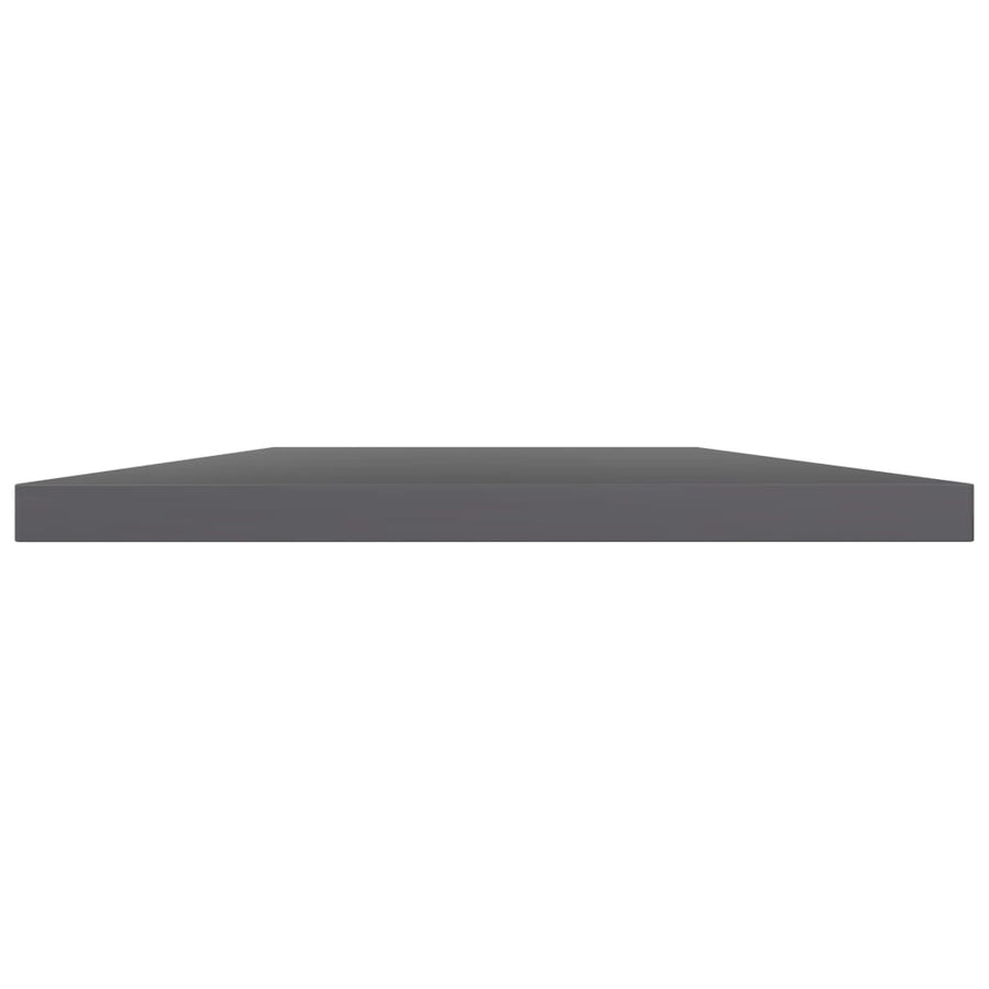 Wandschappen 60X40X1,5 Cm Bewerkt Hout Hoogglans Grijs 8